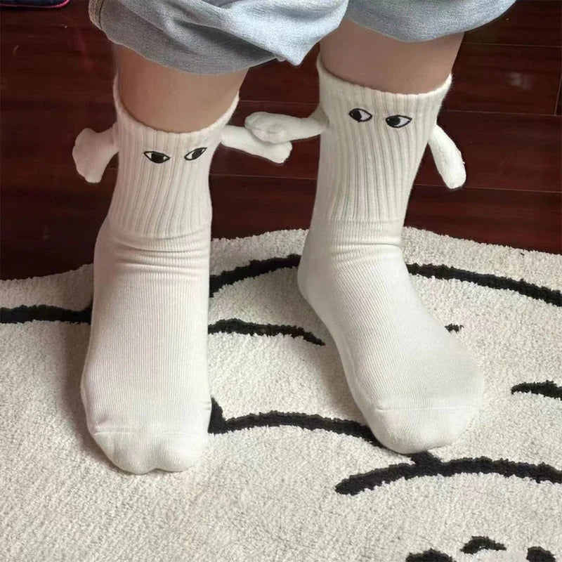 🔥 Hand In Hand Magnetic Holding Hands Socks 💕