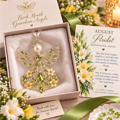 👼 Birth Month Guardian Angel | 12 Birthstone-Inspired Keepsakes for Meaningful Gifts ✨