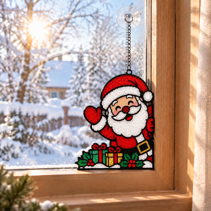 🎅❄️Christmas Peeking Window Corner Decor
