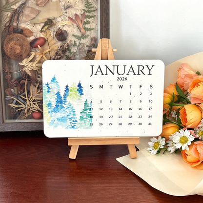 🌱 2027 Seed Paper Calendar – Grow a Garden Month by Month, A Gift of Hope &amp; Sustainability