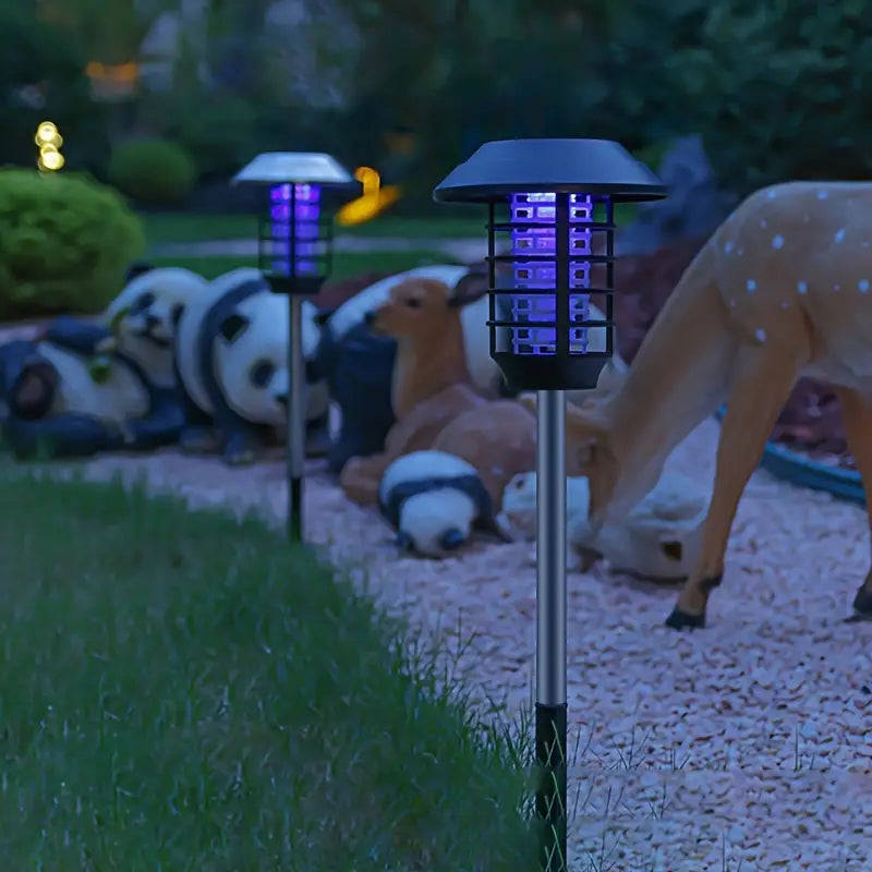🔆 Solar-Powered Bug Zapper Lights