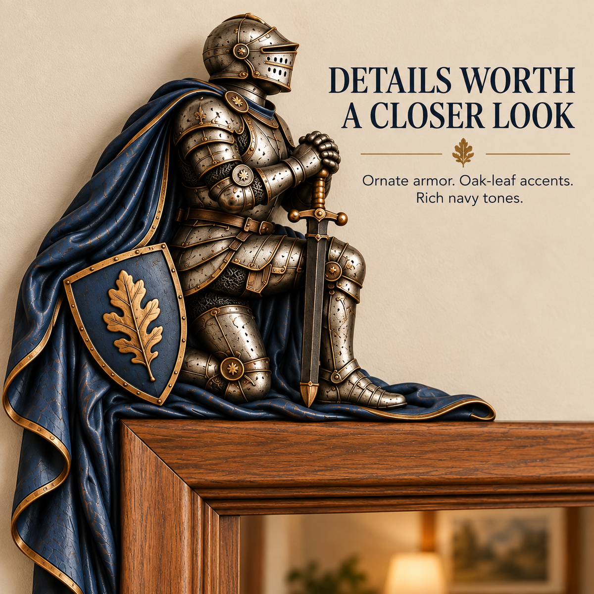🔥Hot Sale🔥 - "Guardians at Our Door" – Epic Medieval Knight Door Frame Decor Set 🛡️🏰
