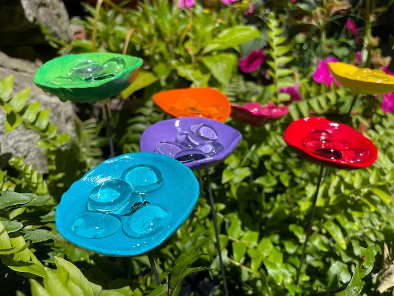 🔥Handmade Bee Watering Station, Butterfly Puddler, Hummingbird Drinking Cups