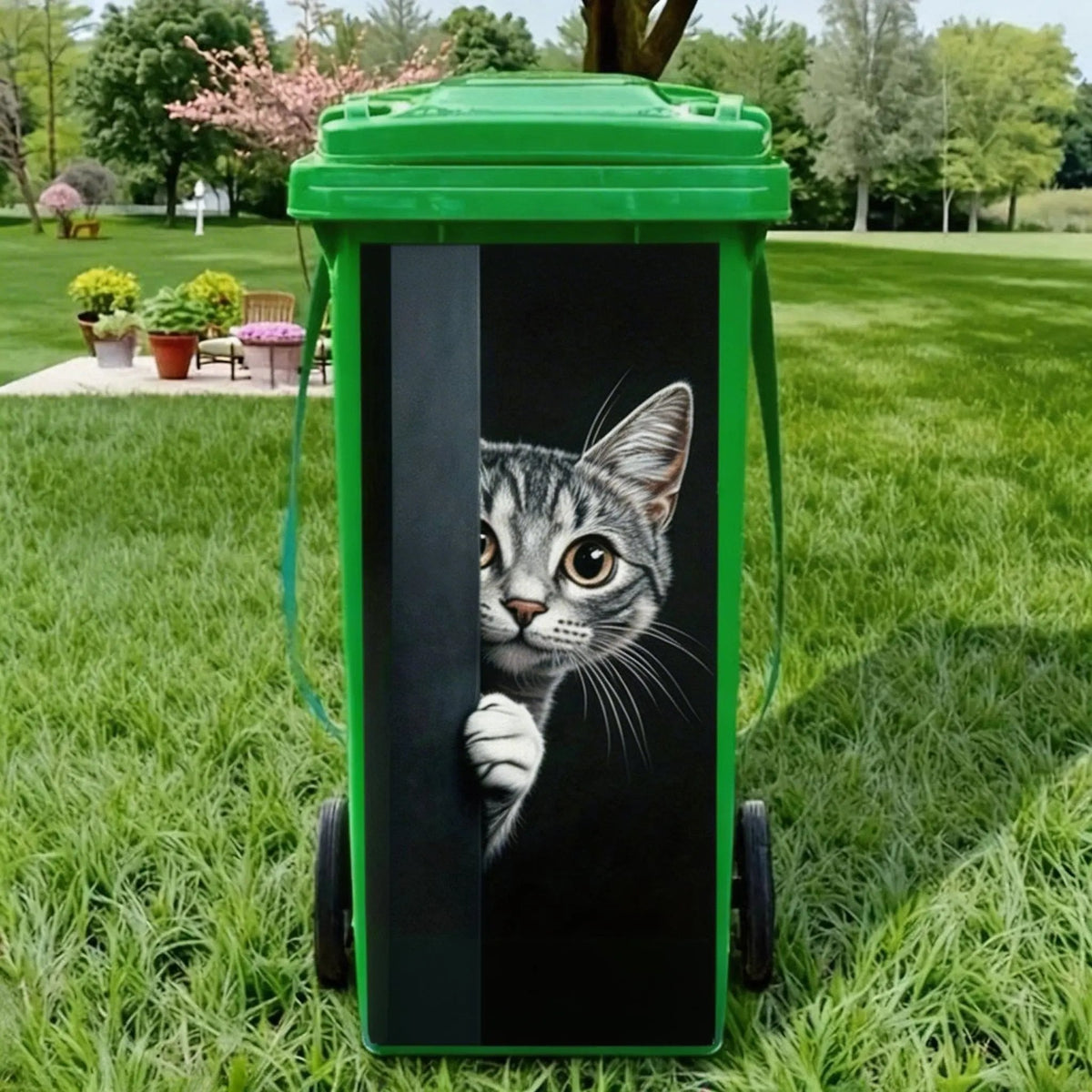 🔥Hot Sale🔥 - ✨Creative Trash Can Sticker with Colourful Cartoon