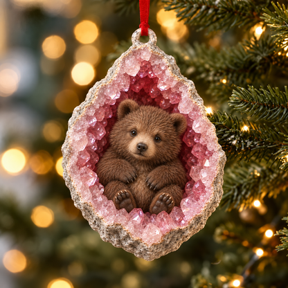 🔥🎄Early Bird Christmas Sale 50% OFF | Geode Animal Ornaments