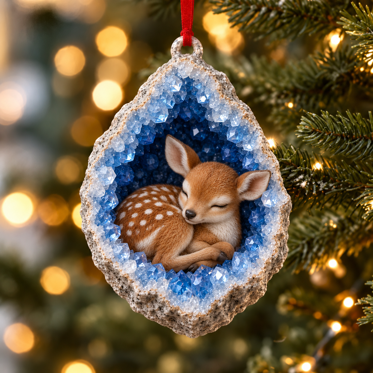 🔥🎄Early Bird Christmas Sale 50% OFF | Geode Animal Ornaments