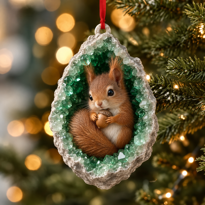 🔥🎄Early Bird Christmas Sale 50% OFF | Geode Animal Ornaments
