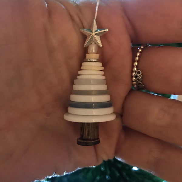 Button Christmas Tree Decoration