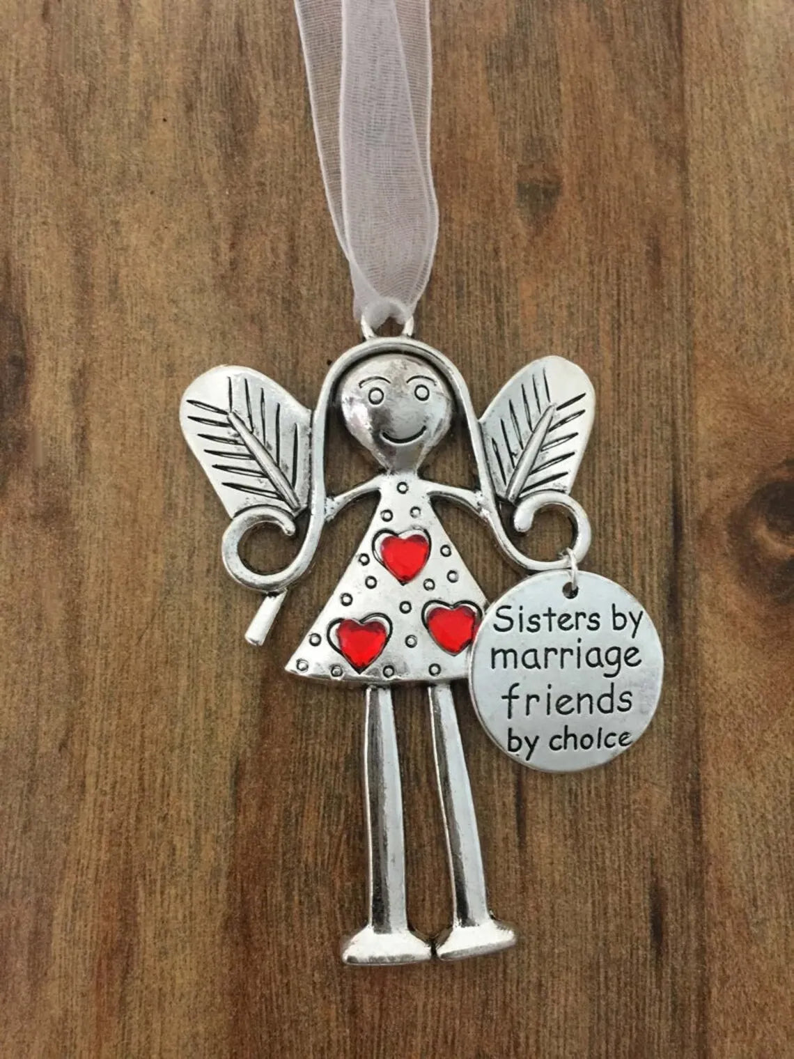 Crazy Beautiful Friends Forever - Angel Ornament