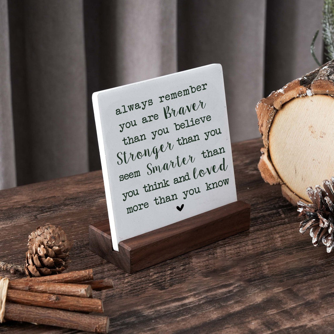 Slogan Ornament Gift Talk Someone Round