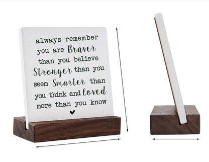 Slogan Ornament Gift Talk Someone Round