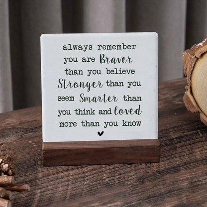 Slogan Ornament Gift Talk Someone Round