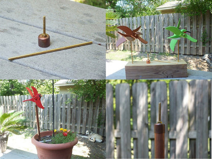 🔥🔥BIRD WHIRLIGIGS GARDEN DECOR