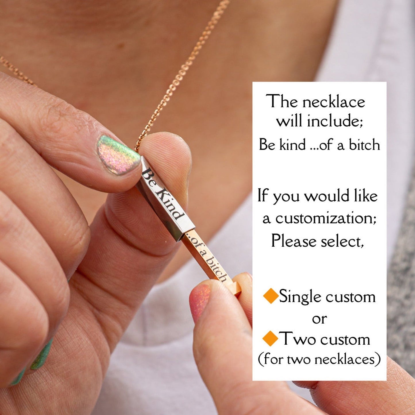 🤣Custom Engraved Sarcastic Necklace