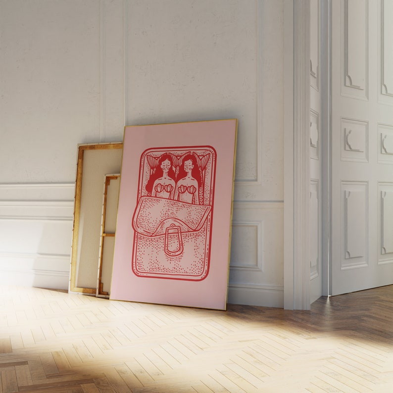 Mermaid Print Art Wall Decoration
