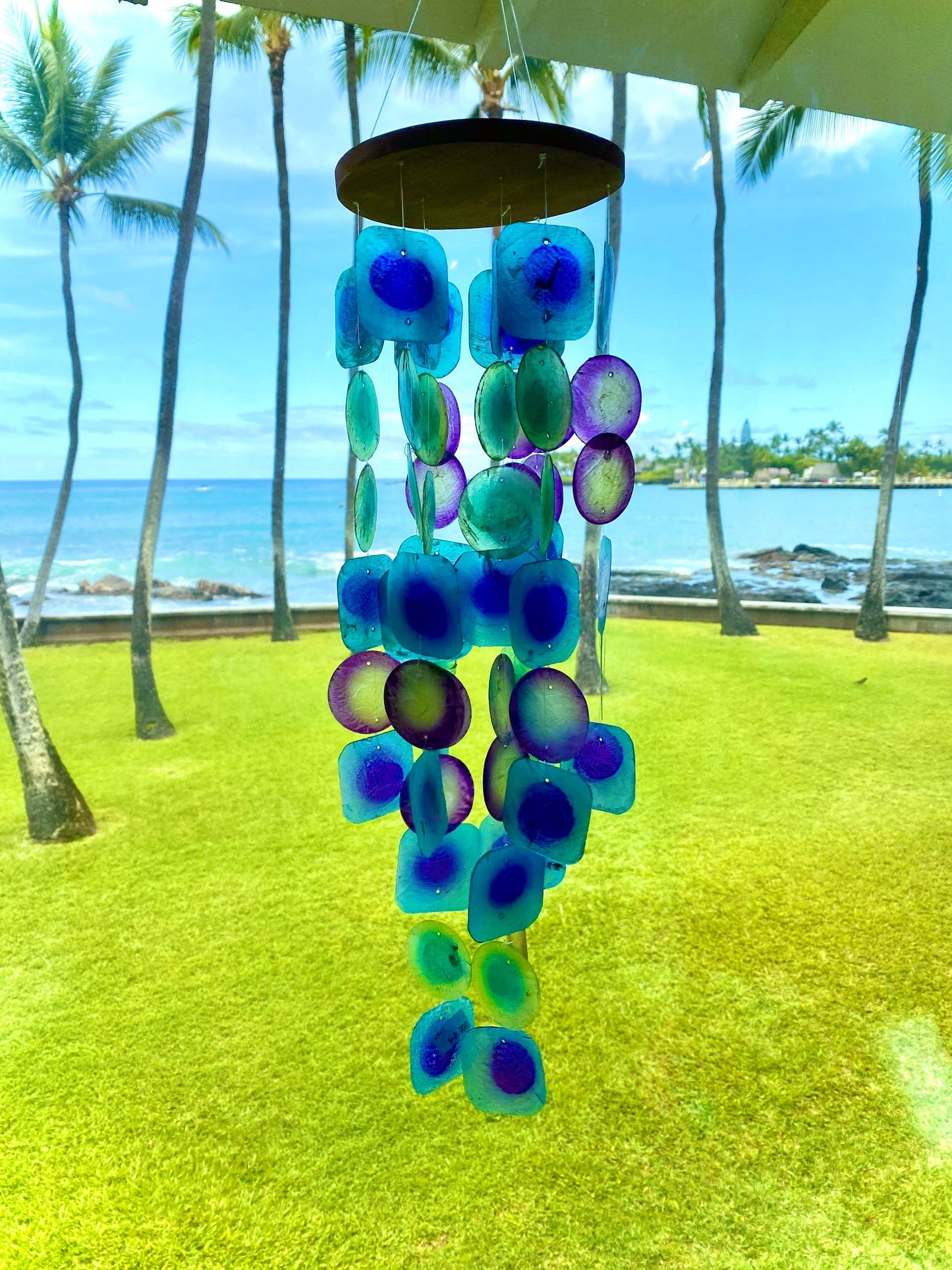 🔥🔥Last Day 49% OFF - 🌈New Capiz Shell Spiral Wind Chime
