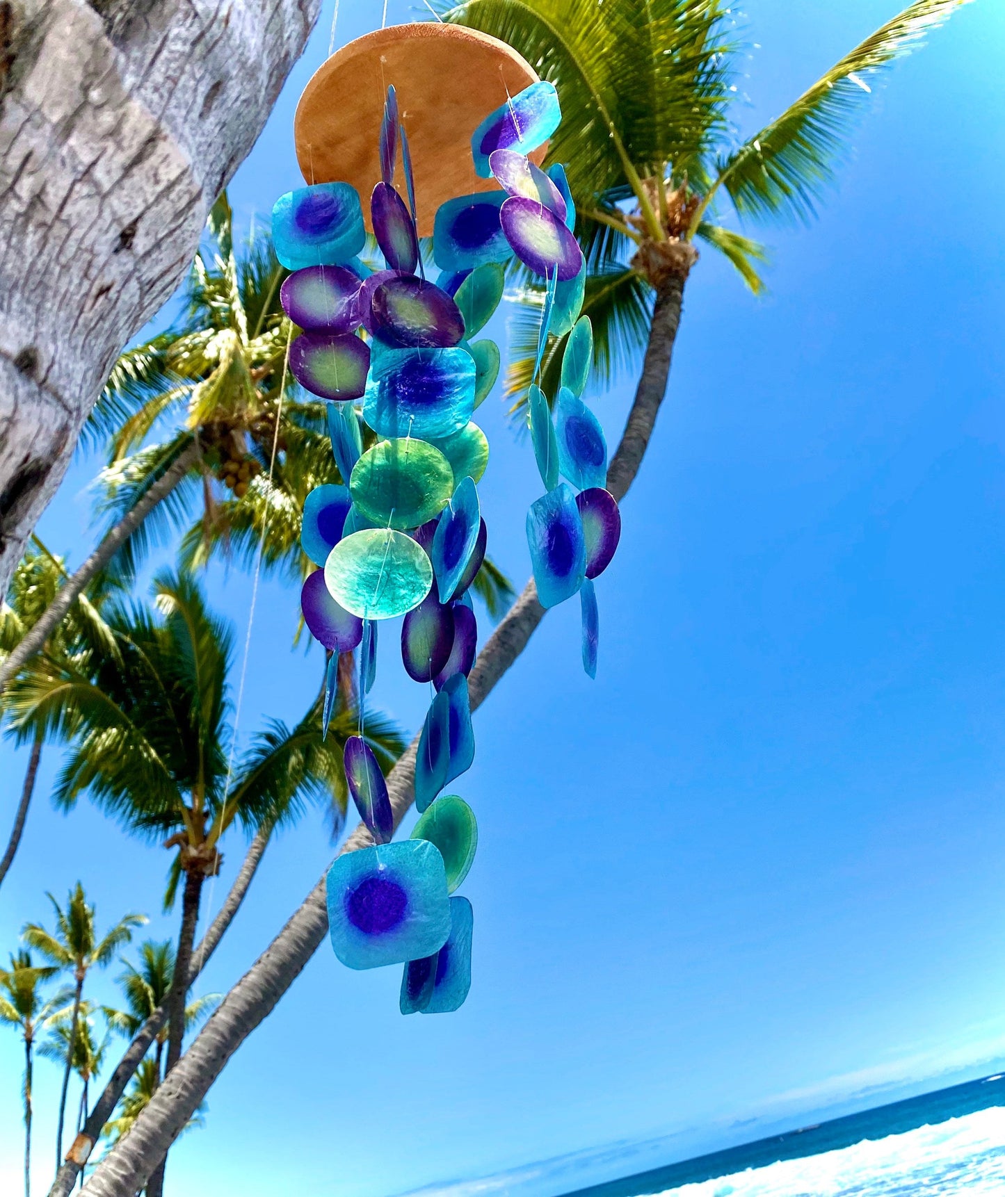 🔥🔥Last Day 49% OFF - 🌈New Capiz Shell Spiral Wind Chime