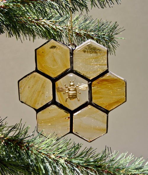 🐝 Stained Glass Bee Sun Catcher (Buy 2 Free Shipping)