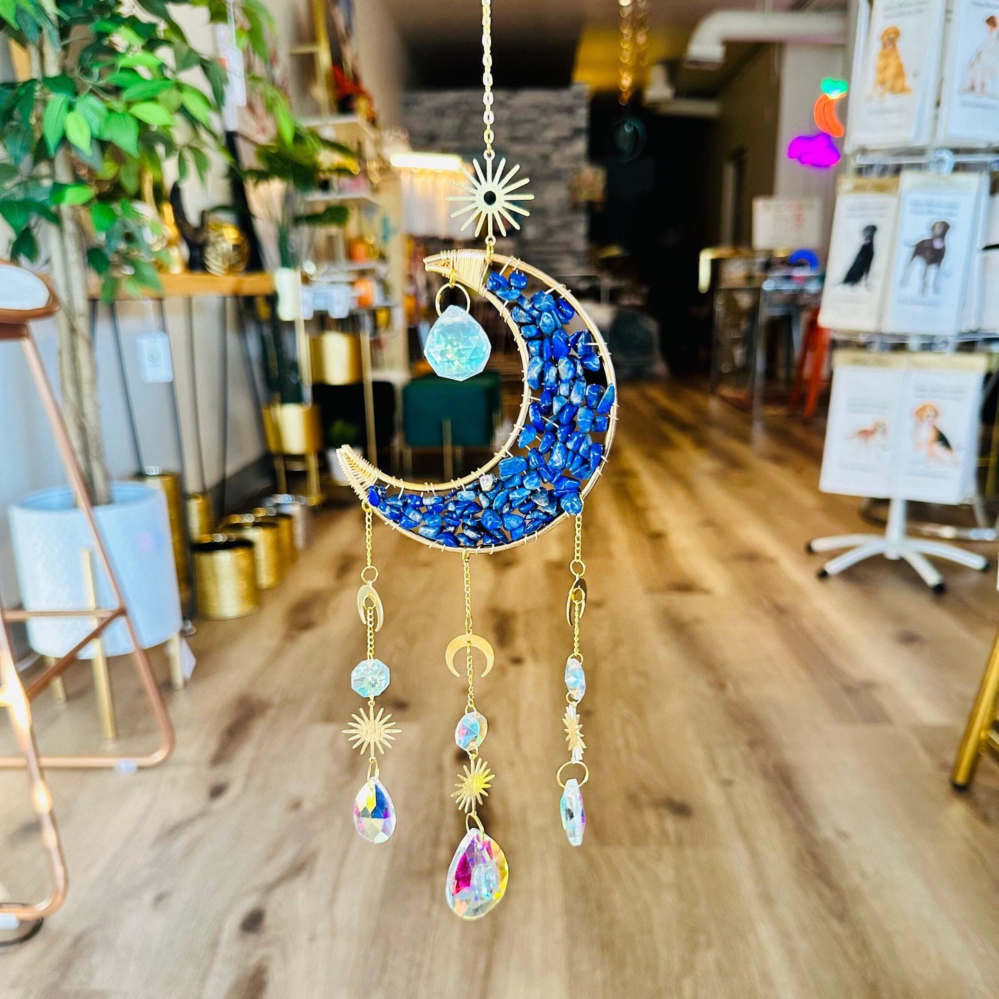 🔥🔥Buy 2 Free Shipping -Crystal Moon Suncatcher 🌙 ☀️