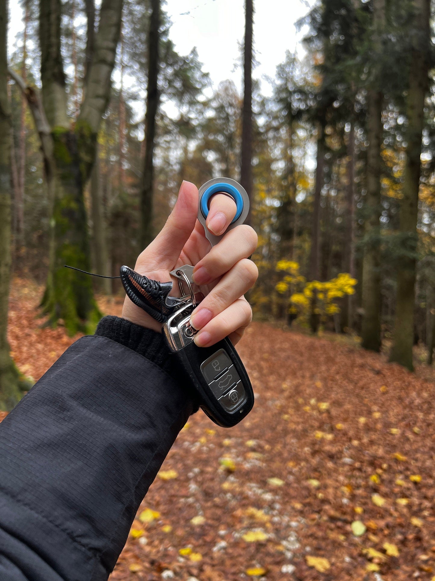 🤣Funny Metal Keychain Fidget Spinner