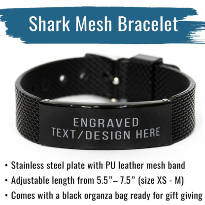 ❤"I Will Carry You With Me"- Personalized Engraved Memorial Bracelet