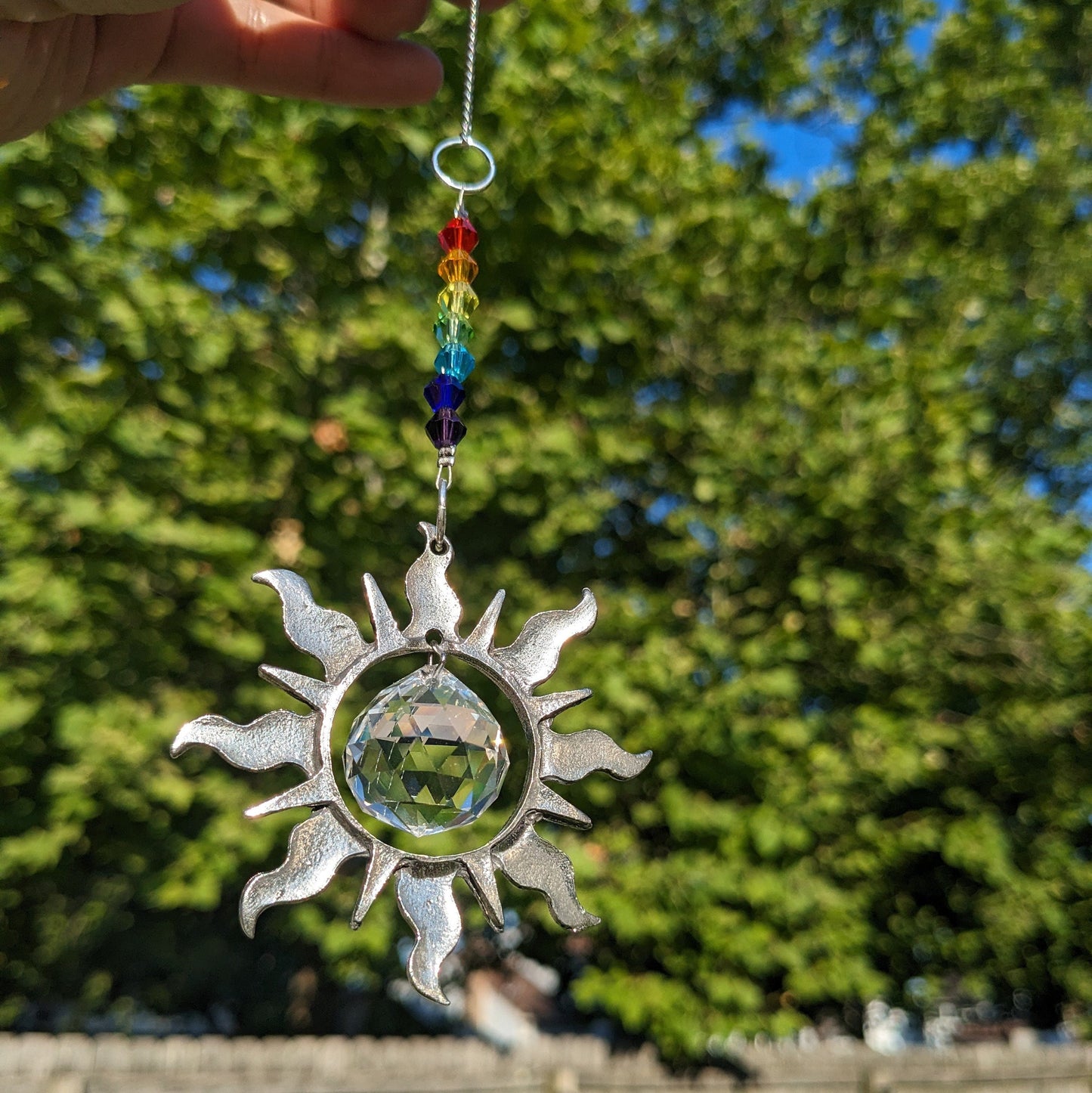 🌟Crystal Wind Chime Suncatcher
