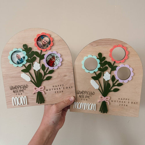 🌷Flower Bouquet Photo Sign | Mother’s Day Gift🎁