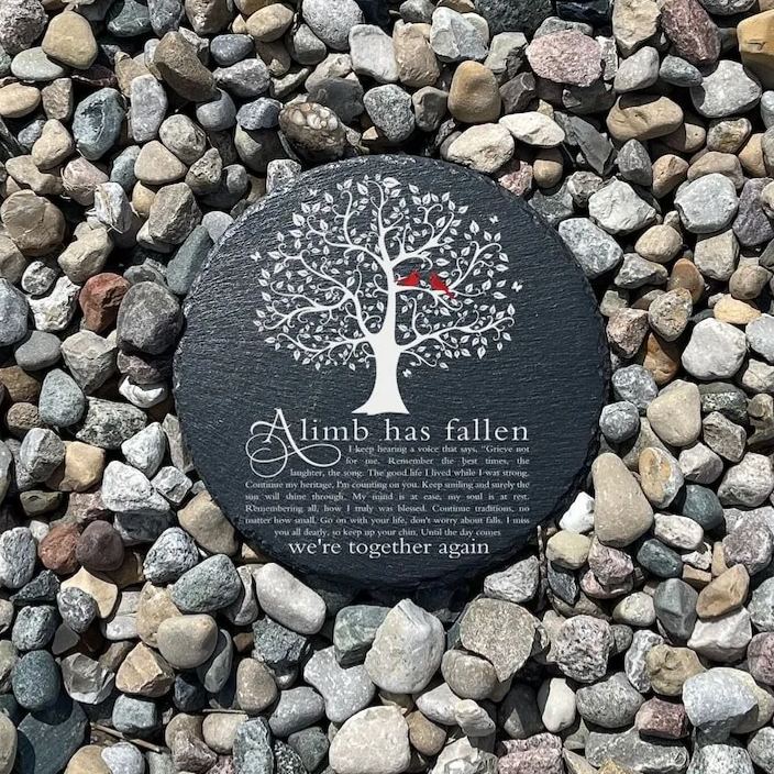 A Limb Has Fallen Memorial Garden Stone
