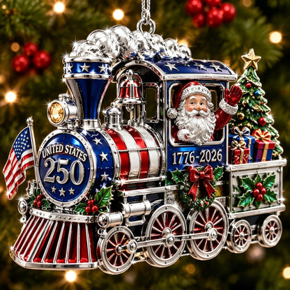 USA 250th Anniversary Christmas Ornament