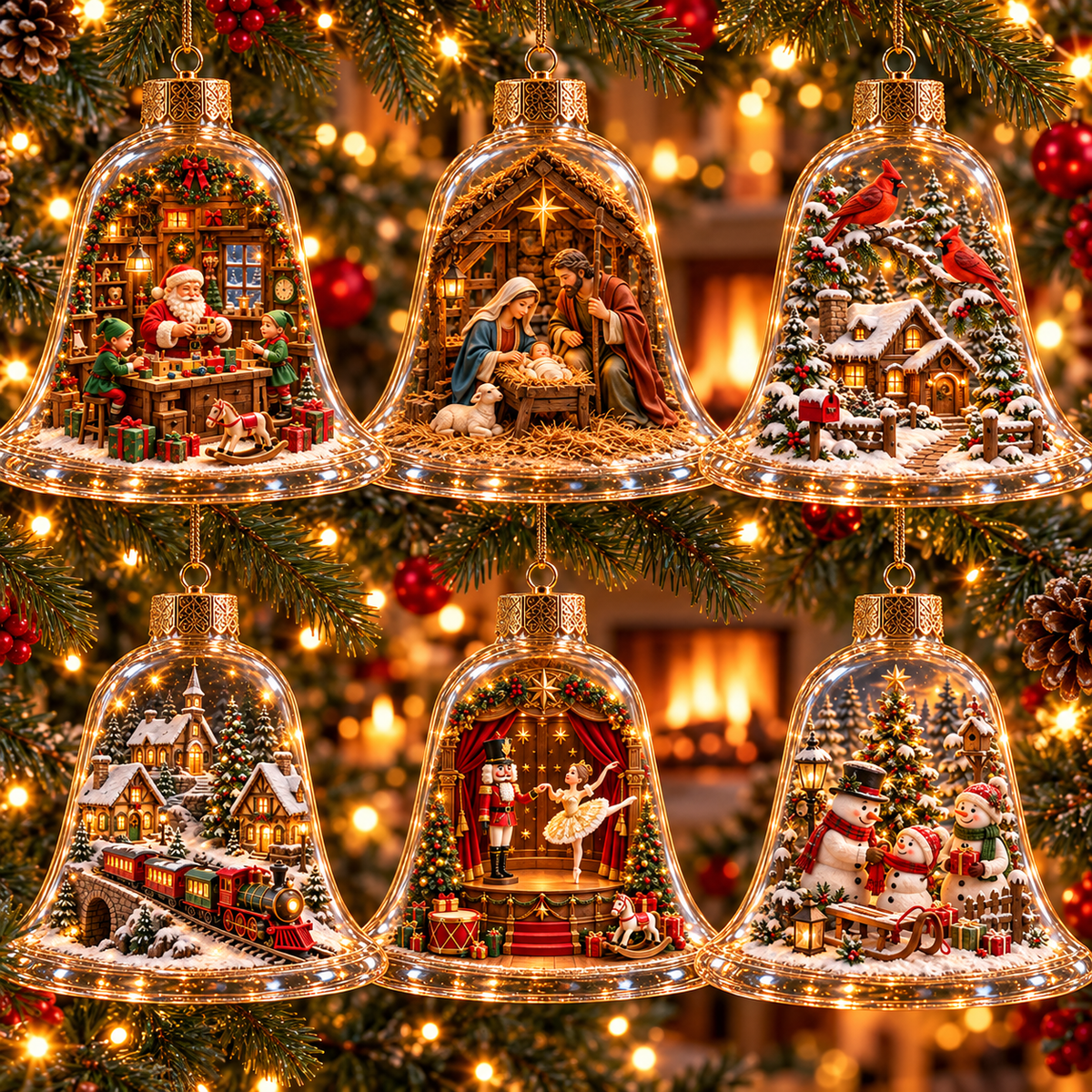 🔥Hot Sale🔥 - 2026 Christmas Wonderland Bell Ornaments