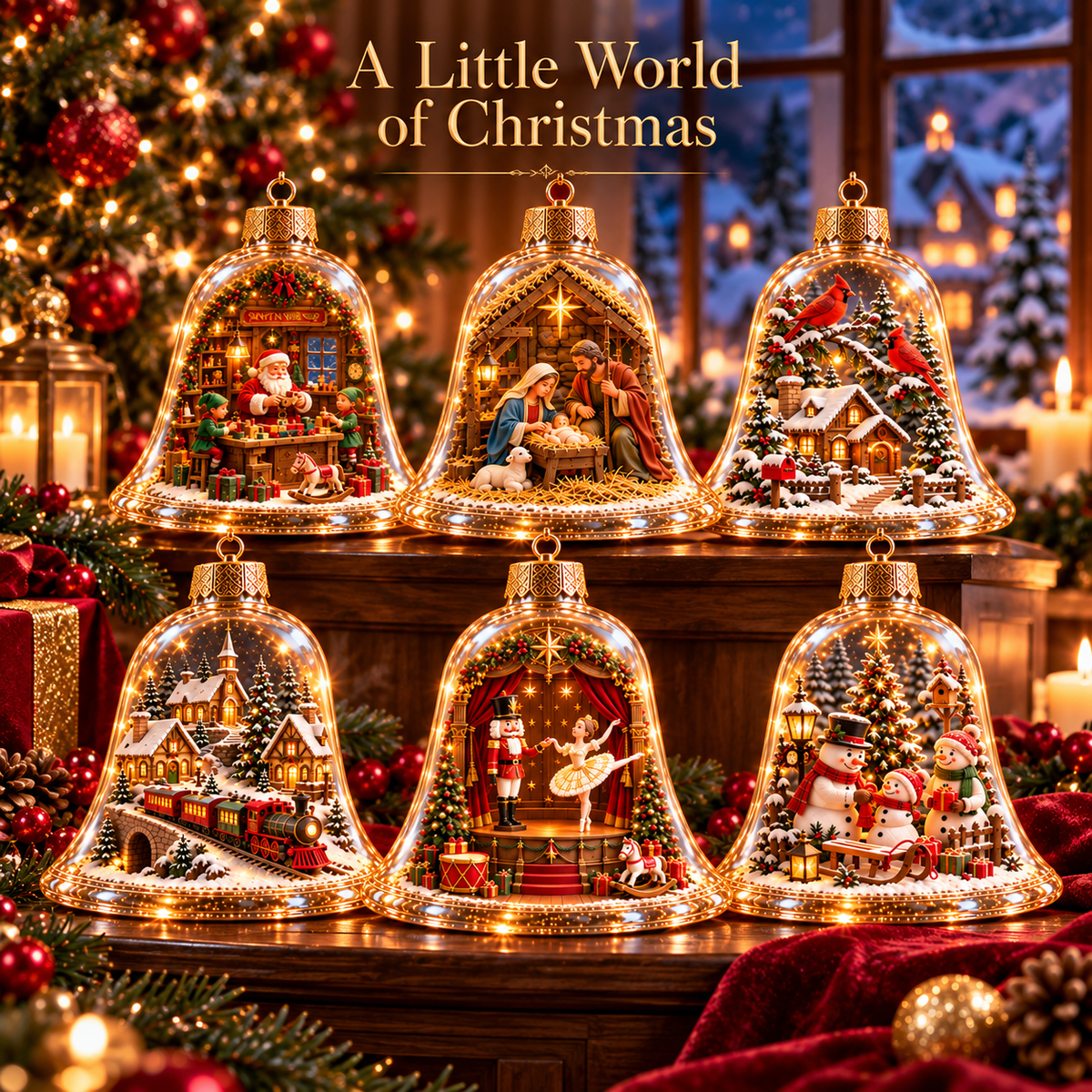 🔥Hot Sale🔥 - 2026 Christmas Wonderland Bell Ornaments