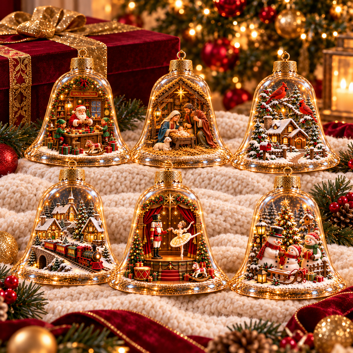 🔥Hot Sale🔥 - 2026 Christmas Wonderland Bell Ornaments