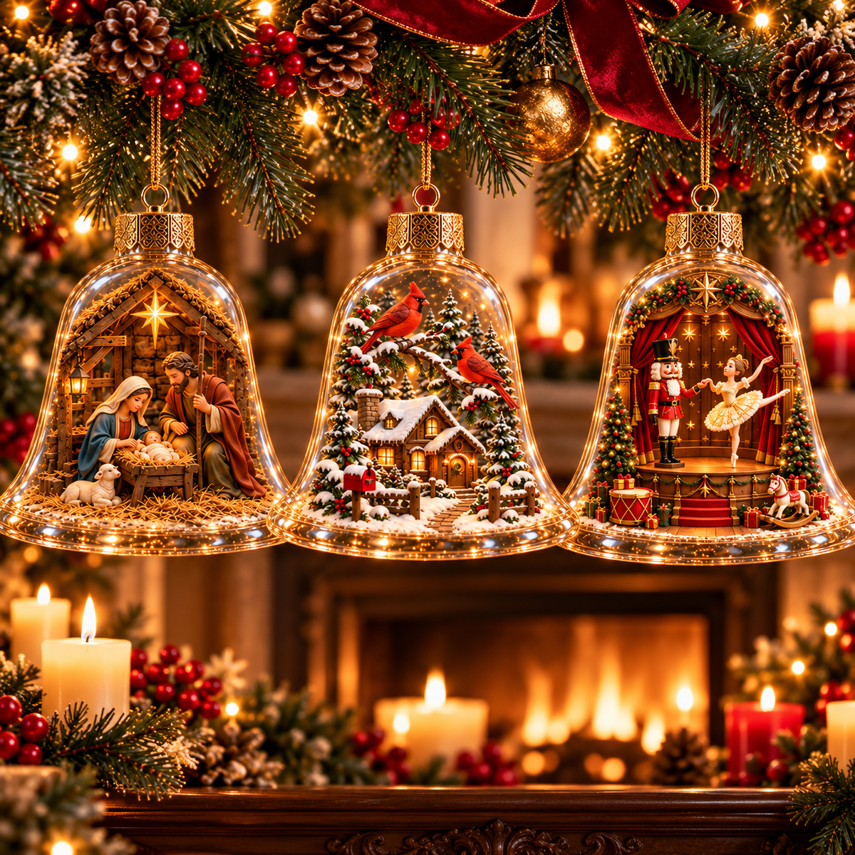 🔥Hot Sale🔥 - 2026 Christmas Wonderland Bell Ornaments