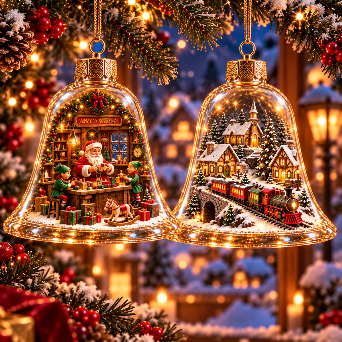 🔥Hot Sale🔥 - 2026 Christmas Wonderland Bell Ornaments