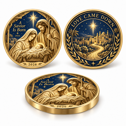 🔥Hot Sale🔥 - ✝️2026 Walk with Jesus Coin Collection – 6 Double-Sided Keepsakes of Faith, Hope & Love.