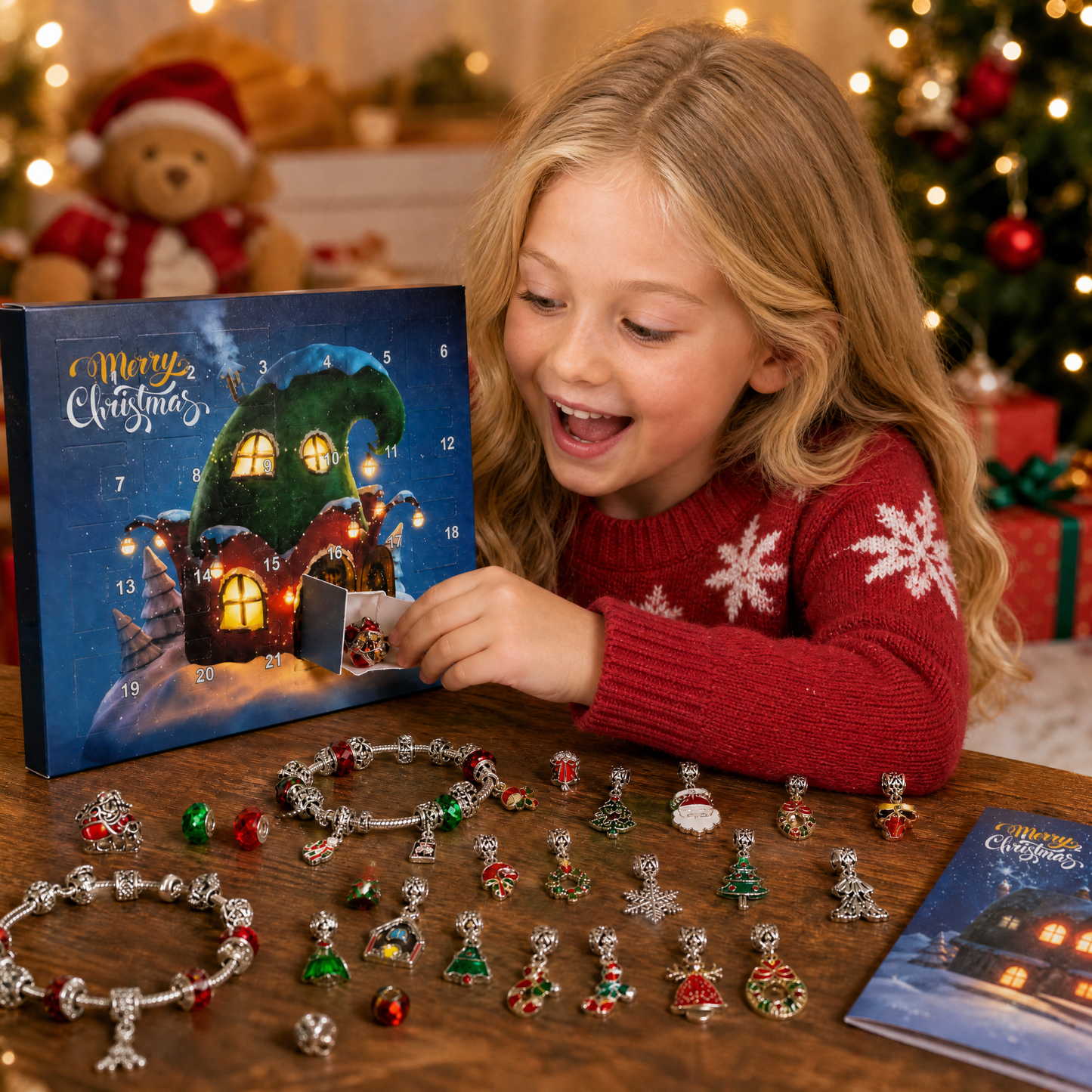 🎄DIY CHRISTMAS ADVENT CALENDAR BRACELETS SET