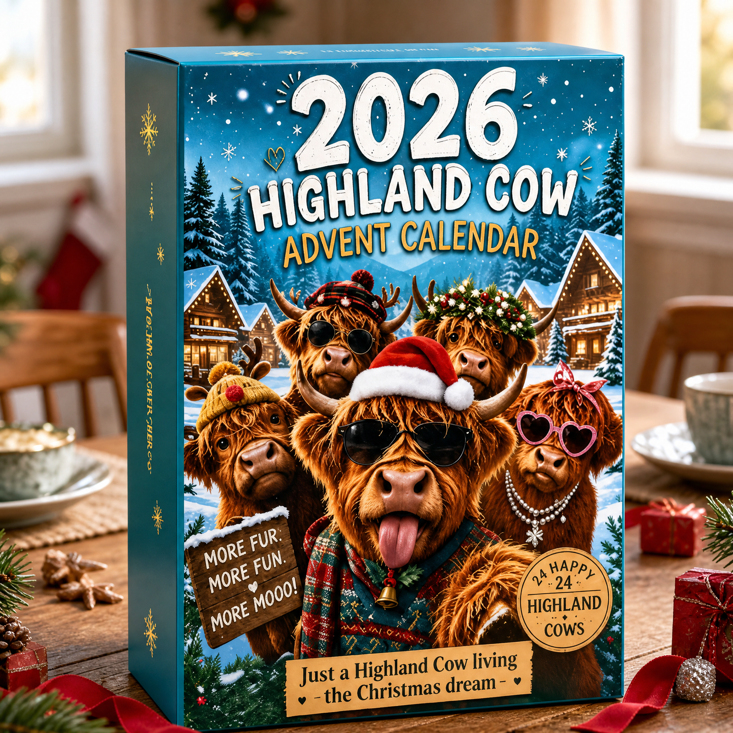 2026 Highland Cow Advent Calendar