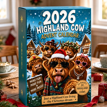 2026 Highland Cow Advent Calendar