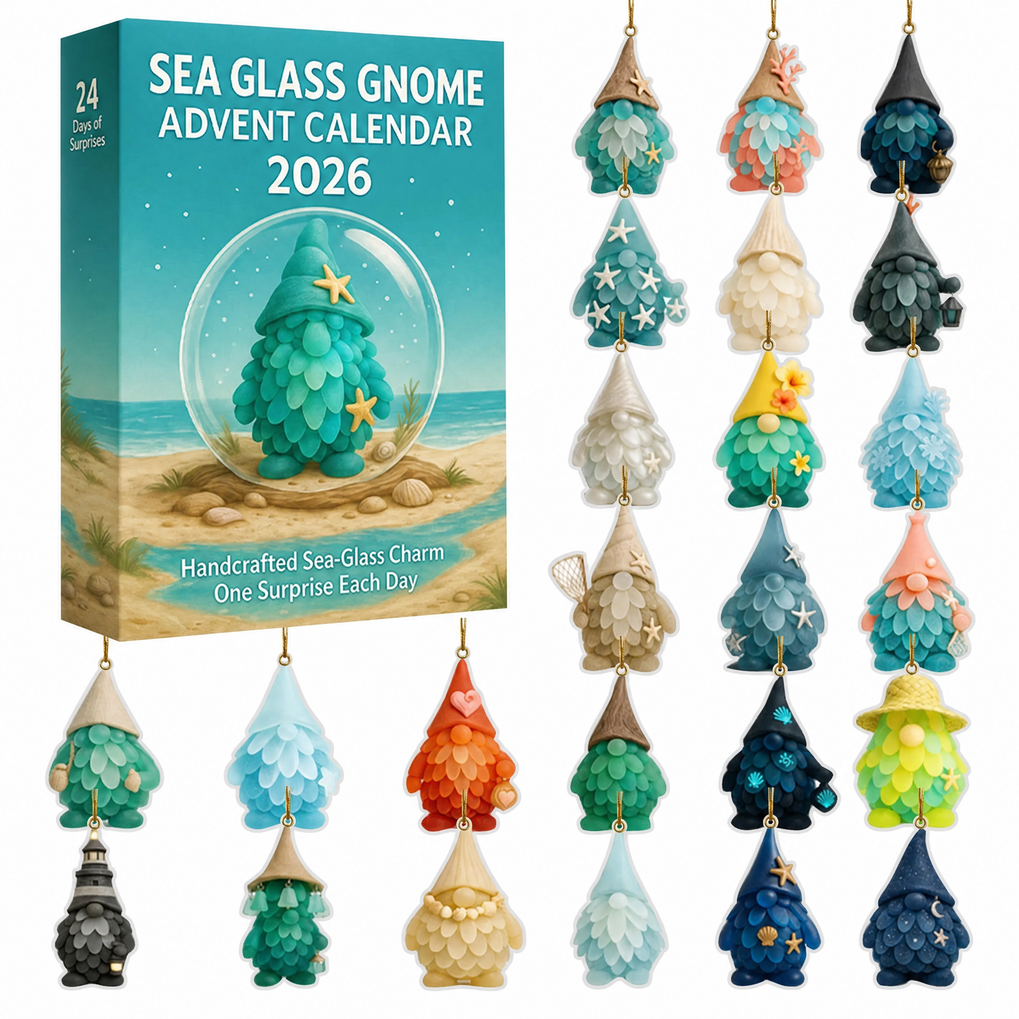 🌊🧝‍♂️Sea Glass Gnome Advent Calendar 2026