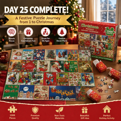 🎅🧩Christmas Advent Calendar Jigsaw Puzzle 1000pcs🧩🎅