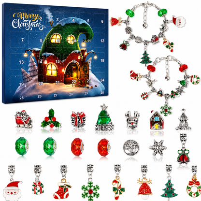 🎄DIY CHRISTMAS ADVENT CALENDAR BRACELETS SET